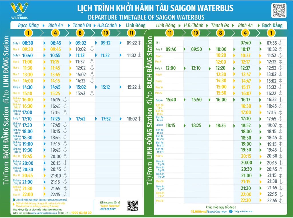 Đặt Vé Trực Tuyến - Saigon Waterbus